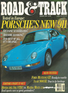 ROAD & TRACK 1994 JAN - NEW MUSTANG, INNES, JAG XJ13